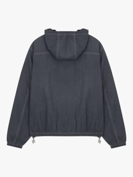Cold Wash Windbreaker Blue Grey (1)