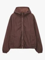 Cold Wash Windbreaker Deep Red