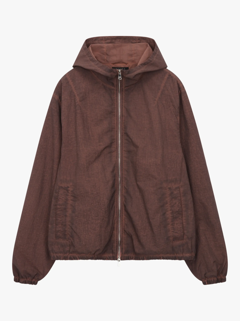 Cold Wash Windbreaker Deep Red Cold Wash Windbreaker Deep Red