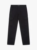 Denim Cargo Pants Black