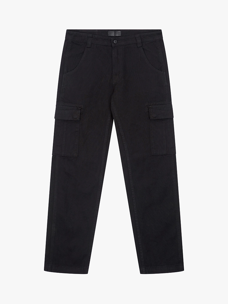 Denim Cargo Pants Black Denim Cargo Pants Black