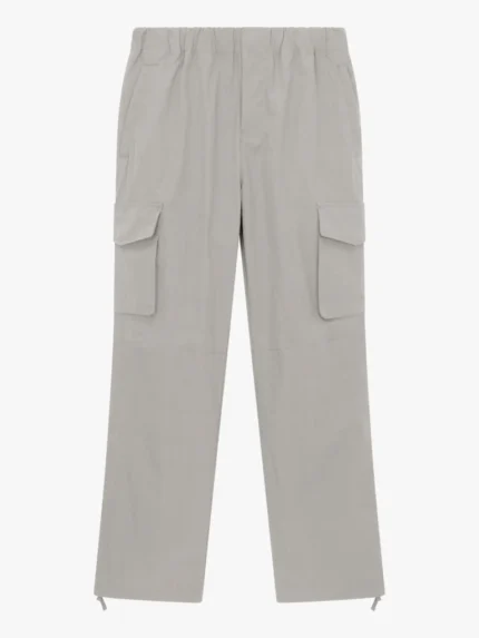 Essential Parachute Cargo Pants Stone Grey