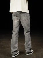 Flared Jeans Triple Grey (2)